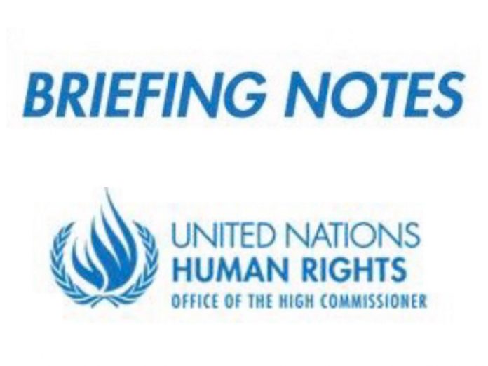 UN Briefing notes human rights