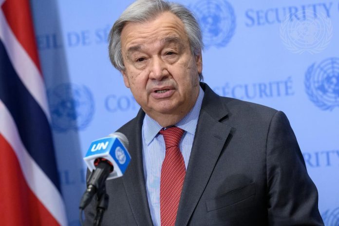 Antonio Guterres Segretario Generale