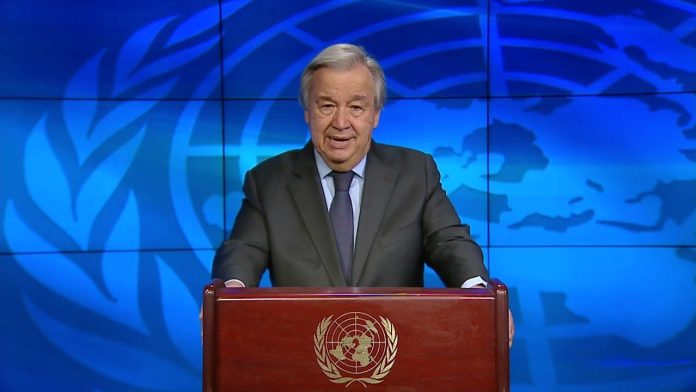 Segretario Generale Antonio Guterres