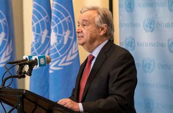 Secretary-General António Guterres briefs reporters