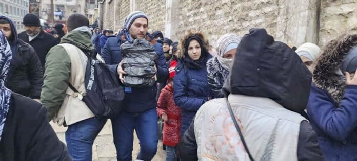 © Al-Ihsan Charity WFP rushes vital food assistance to families in Syria affected by the devastating earthquake.