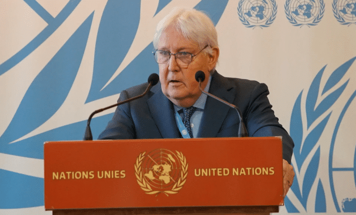 Dichiarazione di Martin Griffiths, Coordinatore ONU degli aiuti di emergenza a Gaza: gli operatori umanitari sono pronti ad aumentare le consegne di aiuti sulla scia dell'accordo tra Israele e Hamas.