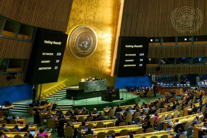 All'ONU, la maggioranza degli Stati membri UE vota a favore del cessate il fuoco a Gaza