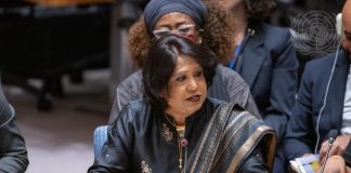 La Rappresentante speciale del Segretario Generale per la violenza sessuale nei conflitti, Pramila Patten, chiede il rilascio immediato, sicuro e incondizionato degli ostaggi rimasti dopo 75 giorni di prigionia di Hamas. UN Photo/Eskinder Debebe