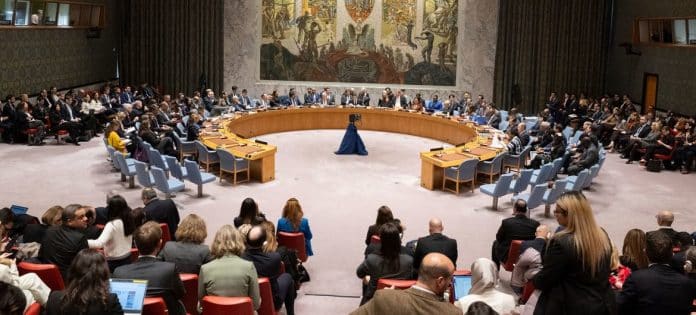 Il rifiuto della soluzione dei due Stati da parte della leadership israeliana è "inaccettabile", dice Guterres al Consiglio di Sicurezza. UN Photo/Eskinder Debebe