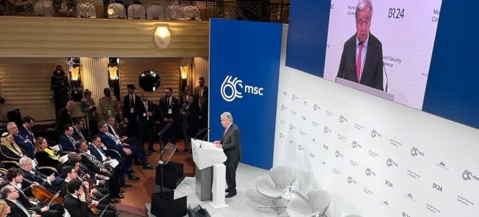 Osservazioni del Segretario Generale dell'ONU alla Conferenza di Monaco sulla sicurezza