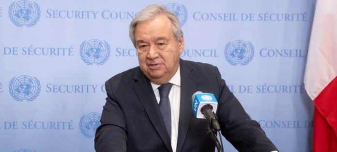 Il Segretario generale delle Nazioni Unite António Guterres.