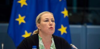 Europees Commissaris voor internationale partnerschappen Jutta Urpilainen