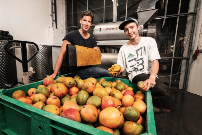 Hugo de Boon en Koen Meerkerk, oprichters van Fruitleather