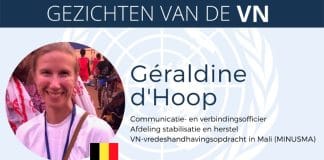 Gezichten van de VN - Géraldine d'Hoop