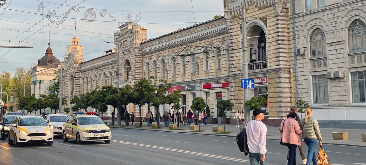 Chisinau, hovedstaden i Moldova.