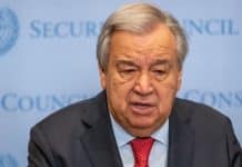 Guterres/unwra/pressekonferanse