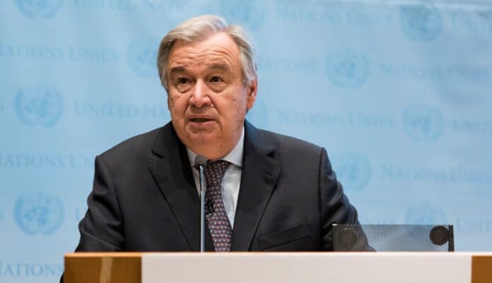 FN:s generalsekreterare António Guterres